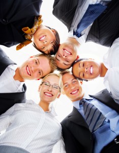 Multi-ethnic group portrait