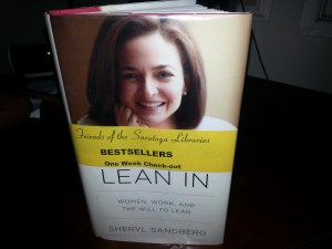 Lean-In by Sheryl Sandberg is on the bestsellers list at my local library this week.